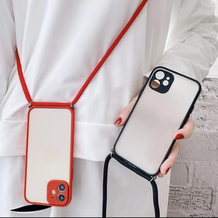 ALLY iPhone  . Askılı Koruyucu Silikon Kılıf-()