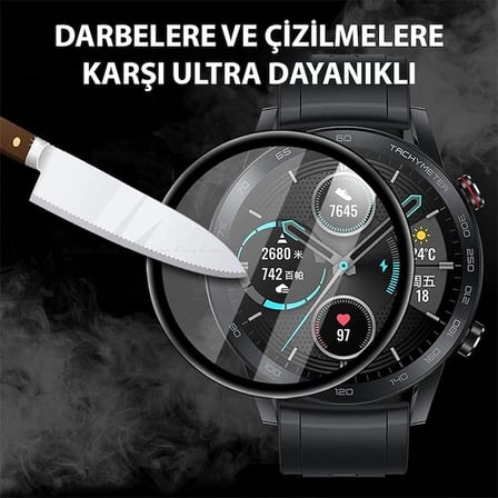 Ally Huawei Watch GT mm PMMA Tempered Cam Ekran Koruyucu-()