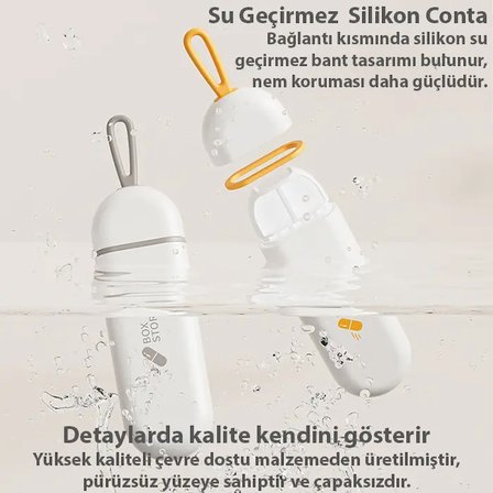 EZERE Taşınabilir 3 Bölmeli Nem Geçirmez Mini Hapİlaç Saklama Kutusu - BPA İçermez-(5775)
