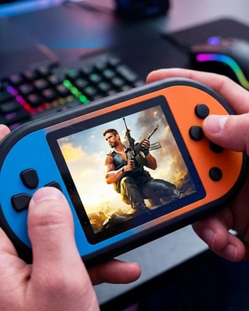 Mario Oyunlu Mini El Konsolu Yüksek Çözünürlüklü Retro Oyun Cihazı