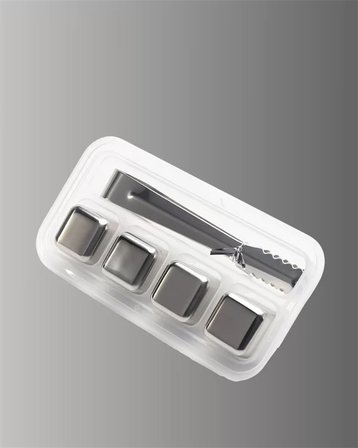 Çevre Dostu Metal Buz Küpü ve Kullanışlı Klips Seti Yeni Nesil