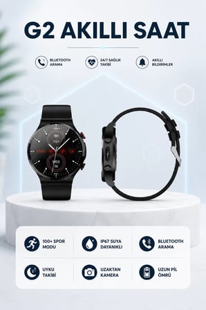 G42 AKILLI SAAT IOS ve ANDROİD CİHAZLARLA UYUMLU