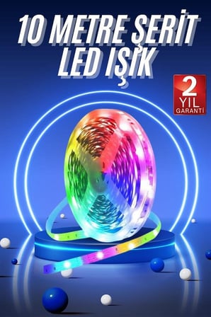 RGB Neon Şerit Led Lamba  Metre İç Mekan Tasarımına Uygun