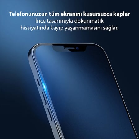 GOR iPhone  Pro Max D Hardening Tempered Full Cam Ekran Koruyucu-()