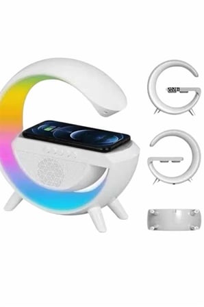 Yeni Nesil Bluetooth Hoparlör Speaker . Taşınabilir G Şeklinde Powerbankli