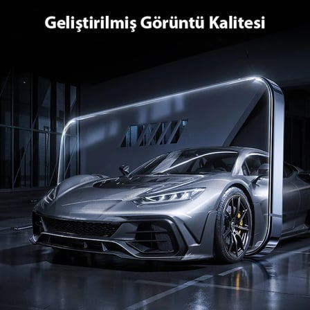 Baseus Crystalline iPhone  Pro Max Full Koruma Anti Mavi Işık Tempered Cam Ekran Koruyucu-()