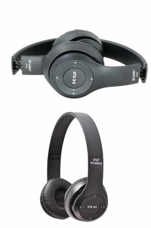 Wireless 5.0 Bluetooth Kablosuz Kulaklık ANC Özellikli Kulak Üstü Ayarlanabilir