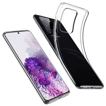 Ally Samsung Galaxy S Ultra Kamera Korumalı Silikon Kılıf-()