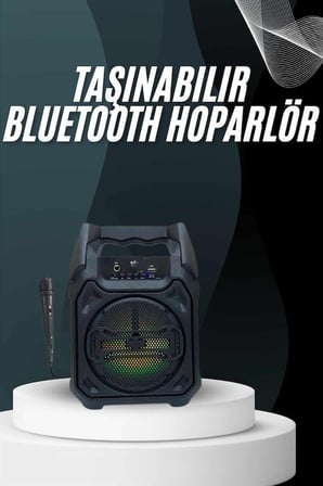 Yeni Nesil Bluetooth Hoparlör USB TF Kart Girişli Çoklu Bağlantı