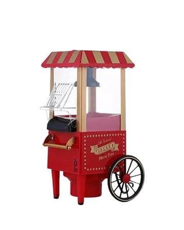 Yağsız Popcorn Makinesi Sıcak Hava ile Hızlı Patlatma