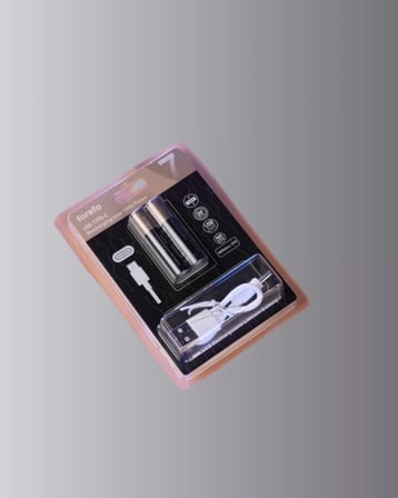 USB Type-C Şarjlı AAA Lityum Pil + Şarj Döngüsü ile Uzun Ömür