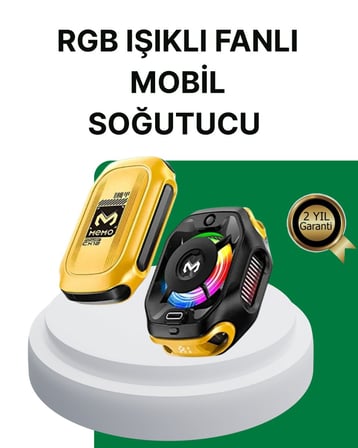 Kanatlı Vortex Fanlı Akıllı Telefon Soğutma Aparatı