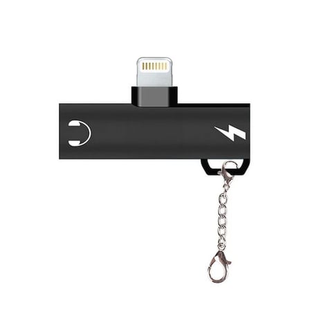İPhone .mm Kulaklık Ve Şarj Dönüştürücü Başlık Adaptör-()