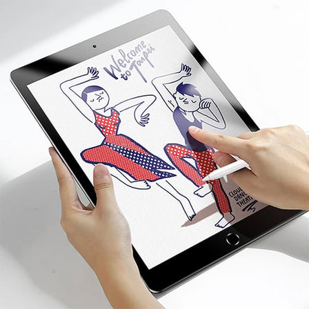 ALLY iPad Air 20202022 10.9 Paper Like Film Darbe Emici Pet Ekran Koruyucu-(5775)