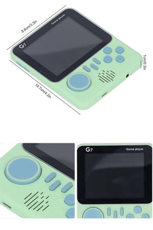 Oyunlu Retro El Konsolu Atari . İnç Taşınabilir Oyun Konsolu