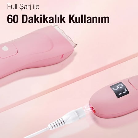 EZERE Saç sakal vücut tıraş makinesi Su Geçirmez Dijital Göstergeli-(5775)