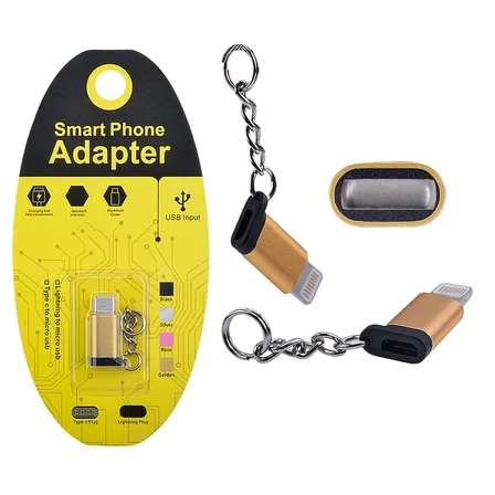 Ligtining Dönüştürücü Micro Usb Adaptor Converter Çevirici Başlık Anahtarlık-()