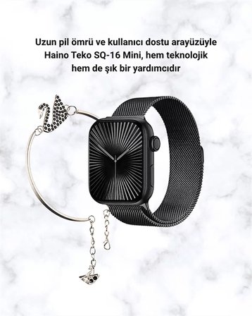 Akıllı Saat SQ-16 Mini Series 10 | Unisex Tasarım Sağlık ve Spor Takibi