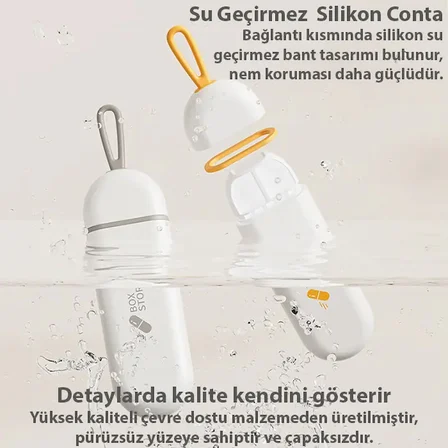 EZERE Taşınabilir  Bölmeli Nem Geçirmez Mini Hapİlaç Saklama Kutusu - BPA İçermez-()