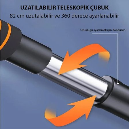 ALLY ST-3911 Uzatılabilir Araç Camı İçin Kar Fırçası Ve Buz Kazıyıcı-(5775)