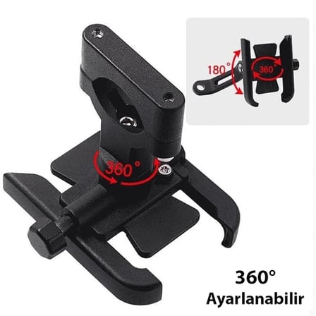 ALLY Alüminyum Alaşım Bisiklet Motorsiklet Gidon Telefon Tutucu-()