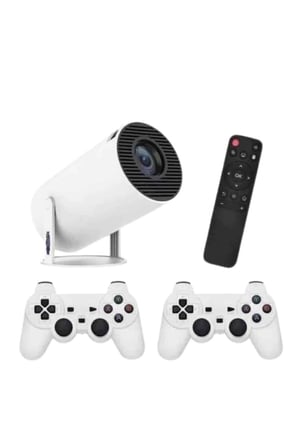 K Wireless Çift Kollu Kumandalı Oyun Projeksiyonu Retro Video Oyunu