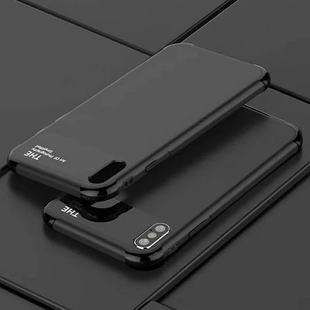 İphone X Xs  Fit Premium Silikon+ Cam Kılıf-()