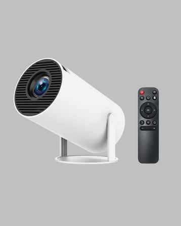 Full HD K Uyumlu Projeksiyon Cihazı  İnç Geniş Ekran Destekli