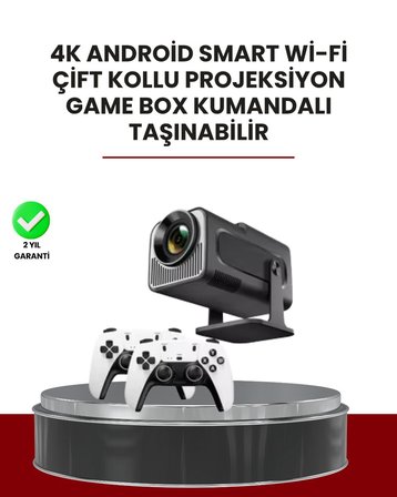 Taşınabilir Full HD Projektör -  GB RAM  GB Hafıza