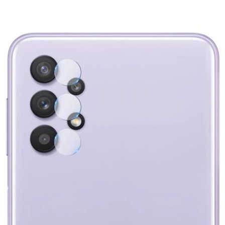 Ally Samsung Galaxy A32 4G Tempered Glass Cam Kamera Koruyucu-(5775)