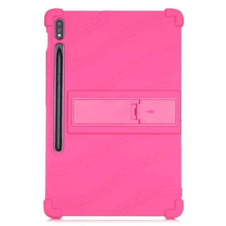 ALLY Galaxy Tab S8 S7 T870 /  T875 11 inç Standlı Silikon Kılıf-(5775)