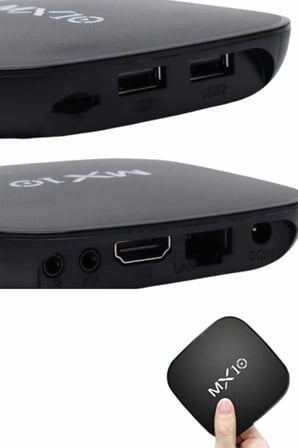 .G Wifi Tv Box Medya Oynatıcı TV Uyumlu MX Box Kutusu Android TV