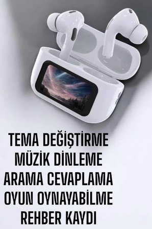 Bluetooth Kulaklık Kulakiçi Güçlü Ses Kaliteli Sesli Asistan