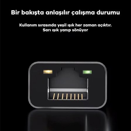 ALLY Type-c to RJ 45 2.5 Gbps Ethernet kablosu-(5775)