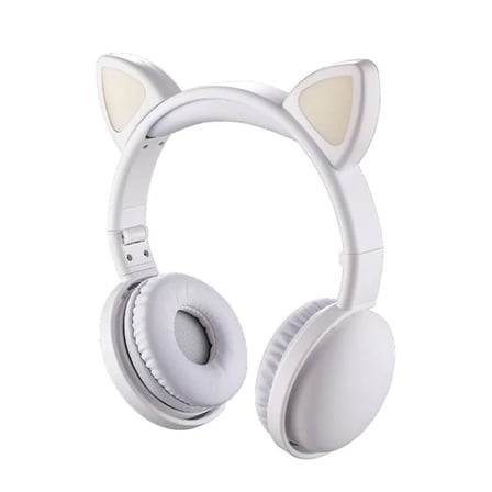 ALLY Kedi Kulak Kulaküstü Bluetooth 5.0 Kablosuz Kulaklık-(5775)