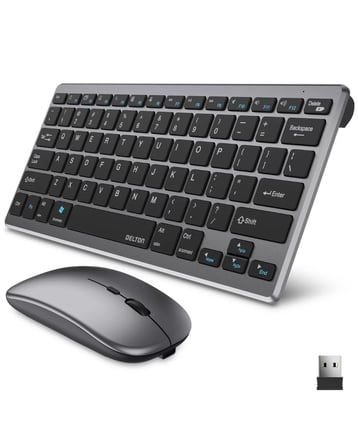 Sessiz Kullanım Sunan Bluetooth Klavye Mouse Seti Çoklu Cihaz Uyumlu