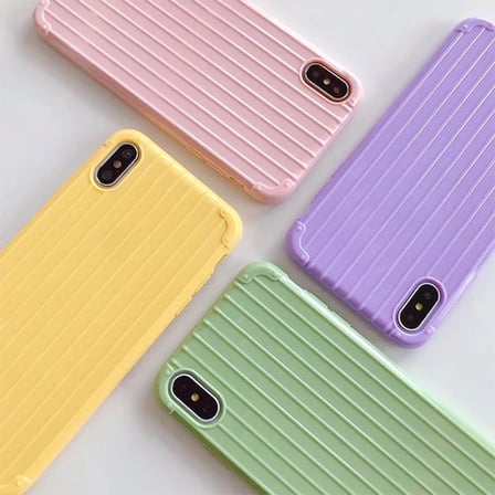 Ally iPhone XS İPhone X Trunk Lines ince Soft Silikon Kılıf-()