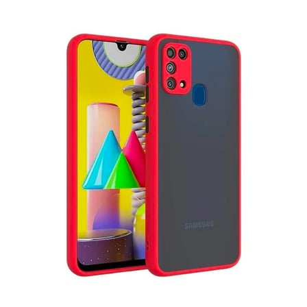 SM Galaxy AS (SM-A) Kamera Korumalı Premium Silikon Kılıf-()