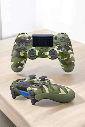 Kamuflaj Desenli Joystick PS Oyun Kolu