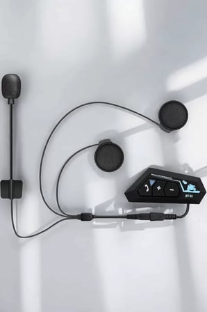 Kask Kulaklığı Motosiklet Intercom Interkom Dinleme Konuşma Özellikli Su Geçirmez