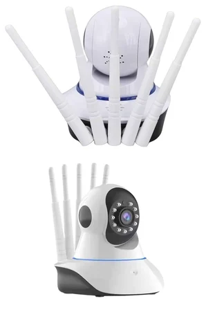 LED Aydınlatmalı  Antenli Motorlu P Wifi Kamera Sensörlü