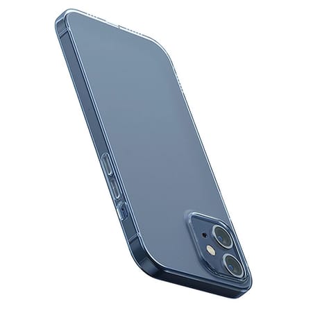 Baseus Simple Case İPhone 12 Mini 5.4 İnce Silikon Şeffaf Kılıf-(5775)
