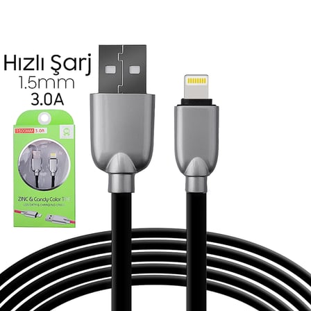 Ally İphoness Plus Zinc Alloy Dayanıklı .a .mm Usb Kablo-()