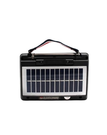 KTF- Solar Panel Destekli Şarjlı Bluetooth Hoparlör – FM/AM/SW Radyo AUX ve TF Kart Girişli