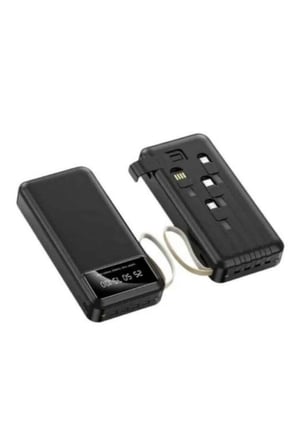 Powerbank Şarj Cihazı  Çıkışlı . MAH Powerbank Kompakt Yüksek Kapasiteli Hızlı Şarj