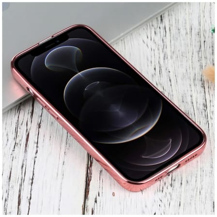 iPhone  Pro .inç Lazer Kaplama Renkli Kenar Şeffaf Kılıf-()