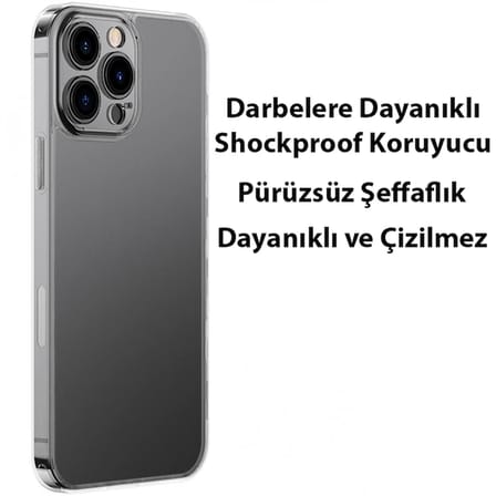 Baseus Frosted Glass iPhone  Pro Max .inch Shockproof Koruyucu Kılıf-()