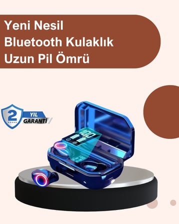 Şarj Kutulu TWS Kulaklık – Otomatik Eşleşme ve Hızlı Şarj