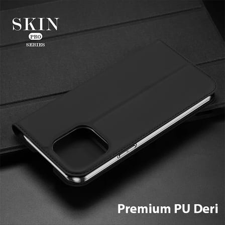 Dux Ducis iPhone  Pro . Kılıf Skin Pro Series Flip Cover Kapaklı Kılıf-()
