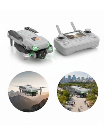 HD Kameralı Drone Ekranlı Kumanda Güvenli ve Dengeli Uçuş